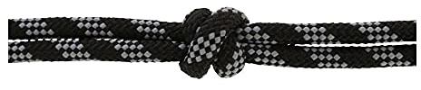 Kerbl 3297746 Knotenhalfter, Schwarz/Grau, Pony, 50 Stück