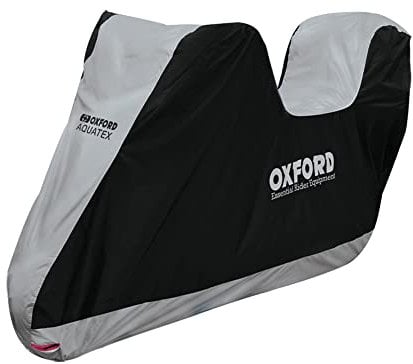 Oxford Aquatex CV205 Regenschutz für Motorräder, Größe L, Grau / Schwarz