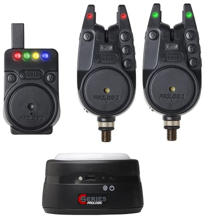 Prologic C-Series Alarm 2+1+1 Red Green - Bissanzeiger Set, Bissmelder zum Karpfenangeln