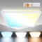 B.K.Licht - LED Deckenlampe mit indirektem Licht, Fernbedienung, einstellbar warmweiß bis kaltweiß, LED Panel, Deckenleuchte, Lampe, Wohnzimmerlampe, Schlafzimmerlampe, 44,5x44,5x6,2 cm, Weiß