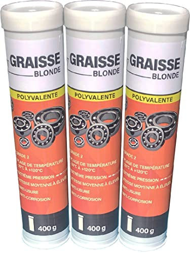 Méduze - Lot 3 x graisse blonde polyvalente 400 g