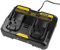 12V-20V Max Battery Charger for Dewalt, DCB102 Fast Dual Charger Station Lithium ion Battery Charger DCB203 DCB204 DCB205 DCB206 DCB201 DCB120 DCB127 (2 USB Ports)