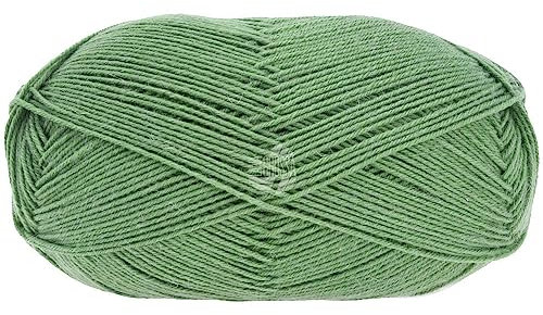 LANA GROSSA Meilenweit 100 Merino extrafine | Hochwertiges Sockengarn, waschmaschinenfest | Handstrickgarn aus 75% Schurwolle & 25% Polyamid | 100g Wolle, Stricken & Häkeln | 420m Garn FB2430