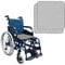 RIQINXIN Waschbare Inkontinenz Stuhlauflage Sitzauflagen 54x56cm wasserdichte Extrem Saugfähige Stuhlunterlage mit Antirutsch-Noppen 4 Schichten für Sofa, Rollstuhl, Autositz Grau 2er Set