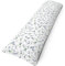 Amilian Seitenschläferkissen inkl. Füllung und Bezug: 150cm x 40cm, Stillkissen, Schwangerschaftskissen, Lagerungskissen Baby und Erwachsene, Pregnancy Pillow: Blumen Blau