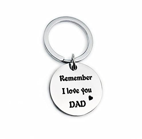 BEDT Rappelez-Vous Que Je t'aime Maman Papa Bricolage Créatif Porte-clés Porte-clés Mères Fête des Pères Cadeaux