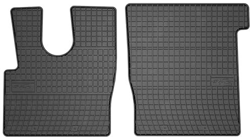 SMK Gummimatten auto fußmatten Satz passend für DAF XF XF106 ab 2013 Erleben Sie einen neuen Standard des Reisens mit rutschfesten auto fussmatten - Mehrjahres- auto teppiche für alle Straßenverhältni