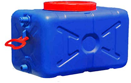 SPEGZ Contenedor de Agua Agua Plastico Portador 25L/45L/80L/110L/160L Depósito De Agua Tanque De Agua del Coche Engrosado Bidón Plástico con Grifo Envase Agua Que Acampa Bidón(Size:Type 25)
