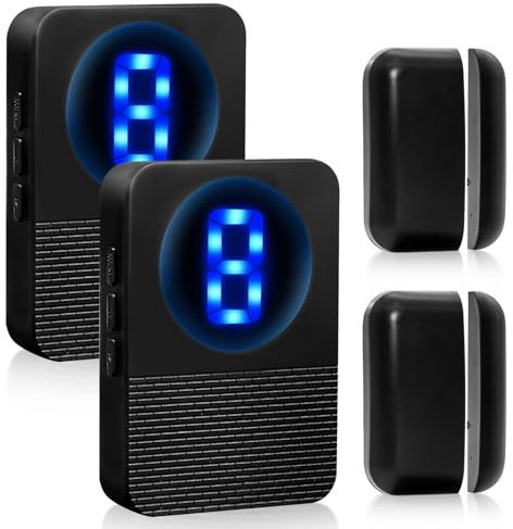 Daytech Fensteralarm, Alarmanlage, 120 dB Fenster Alarm Sensor, Schrillalarm Einbruchschutz Türalarmsensor für Haus, Wohnmobil, Wohnung, Garage, Büro, Gartenhaus