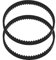 YINETTECH 2PCS Drive Belt Compatible with Vax Air Lift Steerable Pet UCPMSHV1 U89-MA-PF 90-MA-R U91-MA-B U89-MA-TE Vacuum Cleaner Replaces 1313607700 1113453000