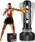 NZQXJXZ Sacs de Boxe180cm Freistehende Boxsäcke für Erwachsene -Schwerer Boxsack mit Ständer - Herren Sandsack Aufblasbar Kickboxsack für Training MMA Muay Thai Fitness