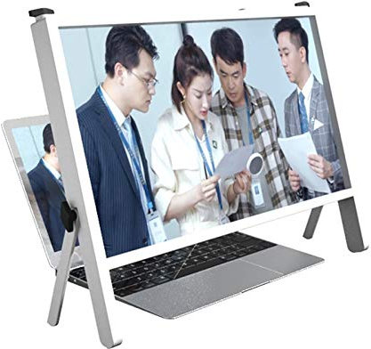 Bildschirmlupe für Computermonitor, 21-Zoll-Ultra-Clear-Laptop-Verstärker, Telefon-Bildschirmvergrößerungsprojektor, 3-4-fache Bildschirmvergrößerung, für Laptops, Tablets, Mobilgeräte Bright Day