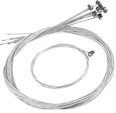 A ABSOPRO Cable De Embrague Y Acelerador para Motocicleta De Acero Inoxidable De 1.8M De Largo (Paquete de 10)