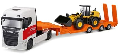Mercedes Actros GigaSpace LAWETTE RADLAGER Bobcat 1:43 BBURAGO
