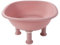 Sitzbadesitz, Sitzbad für die Pflege nach der Geburt, Rutschfeste, Tiefere Schüssel, Versiegelter Abfluss, Hängeloch, Sitzbadewanne, für Schwangere Frauen (PINK)