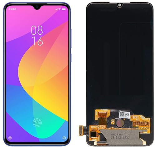 ELLENNE Pantalla LCD compatible con Xiaomi Redmi Mi 9 Lite, pantalla táctil de cristal digitalizador con kit destornillador