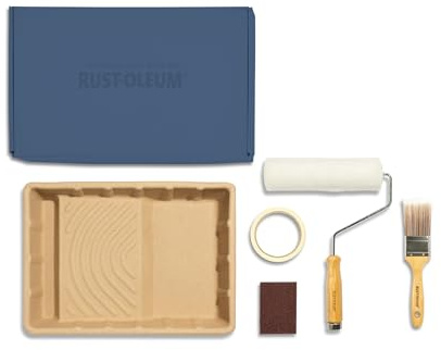 Rust-Oleum Ready to Roll - Eco Paint Kit (Large) - Matt Wall Paint Deep Blue