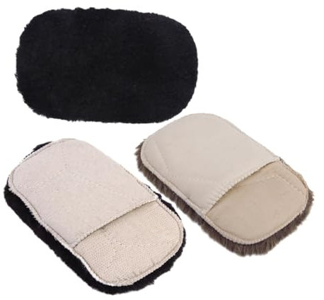 Schuhputz Handschuh 3 Stück, Groß, Weiches Tuch