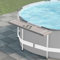 ECO POOLTECH Pool-Bartisch, 2-in-1-Getränkehalter am Pool mit 5 Getränkehaltern, Poolzubehör für Erwachsene erforderlich, tragbare Swim-up-Bar, 47×11 Zoll (GRAU)