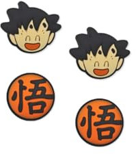 MMEGaming Tapas de Joystick compatibles con PS4, Funda Joystick PS5, Grips Mando PS4, Accesorios PS4, Empuñaduras para Pulgar, Protector Joystick PS5, Botones Mando PS5 (Dragon Ball)