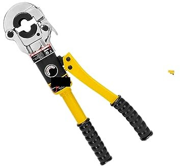 Hydraulic Copper Tube Fittings for Pex Stainless Steel Hydraulic Pipe Crimping Tool with TH U V VUS Jaws Copper Press Hydraulic Tool(M12 15 18 22 28mm)