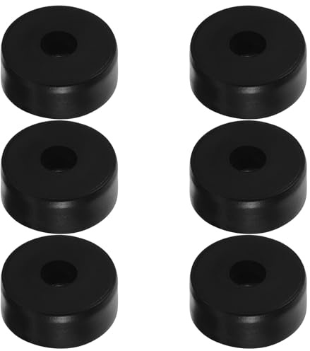 UKCOCO 6pcs Speaker Feet Isolation Rubber Feet Vibration Pads Guitar Amplifier Cabinet
