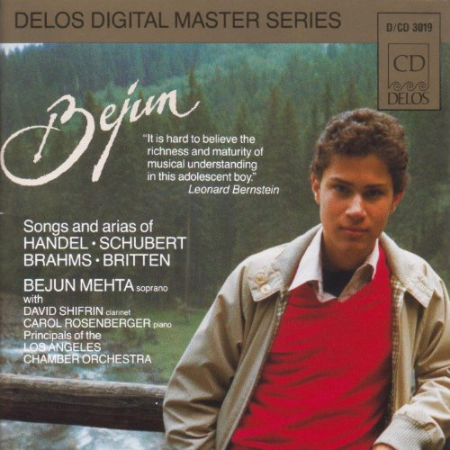 Bejun Mehta - Songs and arias of Handel, Schubert, Brahms, Britten