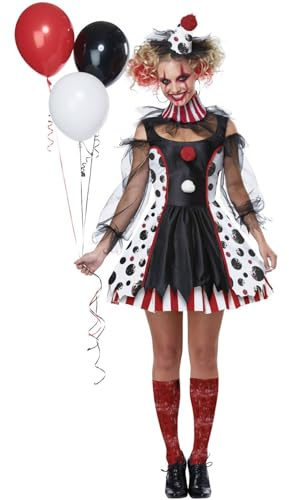 California Costumes Damen Twisted Clown Erwachsenenkostme