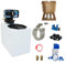 Descalcificador 4l Fleck 5600 Mc Cronométrico Con Kit De Instalación Descalcificador De Agua Domestico