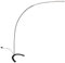 Lindby LED Bogenlampe modern, dimmbar, Stehlampe Metall schwarz, Standleuchte, Leselampe-Stehlampe für Wohnzimmer, Esszimmer, Schlafzimmer