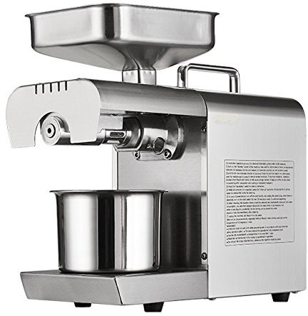 CGOLDENWALL Commercial/Household Oil Press Machine Semi-Automatic Peanut Nuts Seeds Oliver Oil Press/Expeller Oil Extractor Machine Equipment (220V)