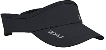 2XU Unisex Run Visor, Black, one Size