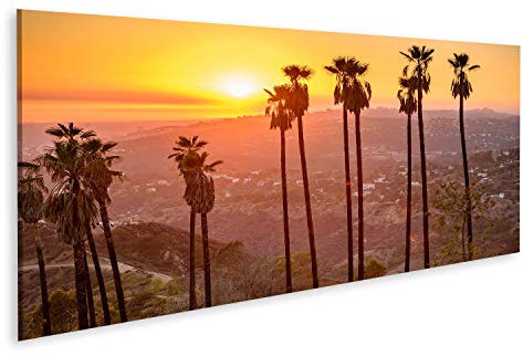 Bild Bilder auf Leinwand Griffith Park Los Angeles Kalifornien USA Wandbild Poster Leinwandbild RLA