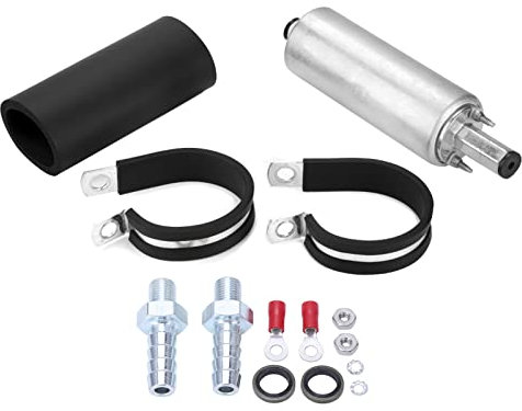 Fydun Kraftstoffpumpe/Benzinpumpe Universal 255 LPH Inline Externe Hochdruckkraftstoffpumpe mit Kit für GSL392 GCL611-2