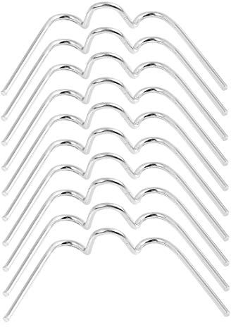 sourcing map Universal Motorcycle Fastener Spring Clip for Headlight 10pcs