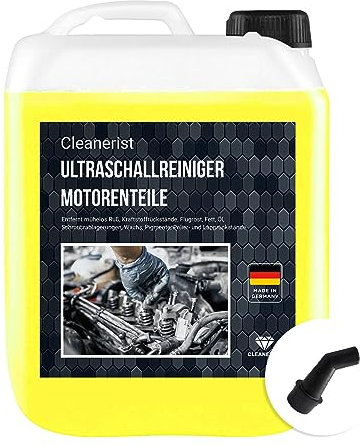 10 Liter Ultraschallreiniger AP03 Konzentrat inkl. Auslaufhilfe für Motorenteile, RC-Motoren, Bremsen, Einspritzdüsen