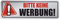 Keine Werbung - Aufkleber - Bitte Achtung 1x Chrome-Optik - für Briefkasten - Zeitungsrolle - Letterbox