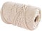 Makramee Garn, TRUBUY 5mm x 120m Natur Baumwolle Garn Baumwollkordel Kordel-Strickarbeiten Kettgarn für Wandbehang Pflanze Aufhänger DIY Handwerk, Beige