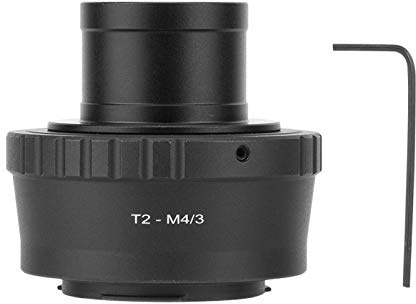 Hopcd T2-M4/3 Telescope Adapter Ring, Metal 1.25inch Telescope Mount Adapter Ring for M4/3 Camera, M42 0.75 mm Thread