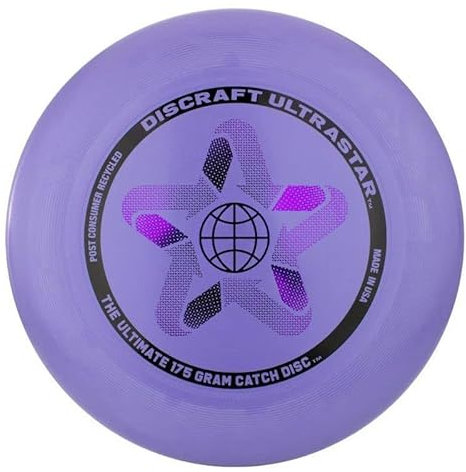 Discraft- 100% recycelte Scheibe Ultimate Ultrastar Lavendel 175 g US. Recycleventar