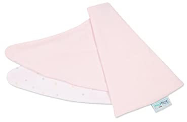 pic Bear Stillmond Ersatzbezug - hochwertige anschmiegsame Jersey Baumwolle für Schmusekissen - Stillkissen - 120 cm - Punkte Bunt - Uni Bay