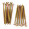 200 Stück Holzschrauben 5 mm x 80 mm Gold, große Holzschrauben außen, lange Holz-Pozidrive-Terrassenschrauben Sortiment für Holz, Spanplatten, Heimwerker-Baureparatur