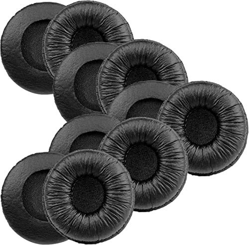 Ear Cushions for Plantronics Headset Replacement 50mm Ear Pads Designed for Headphone Plantronics HW251N HW261N HW510 HW520 Blackwire C310 C320 3210 3220 3320 Jabra Pro 920 930 Biz 1500 2400(10 Pack)
