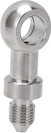 3/8-Zoll-Brems-Banjo-Anschluss, 10 Mm Innendurchmesser, Edelstahl-Schlauchleitungsadapter, Leckageschutz Für M10-Hohlschraube