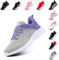 Hitmars Chaussure de Course Femme Légères Respirante Chaussures de Sport Fitness Gym Athlétiques Confortables Chaussures de Running Jogging Sneakers Violet EU 37