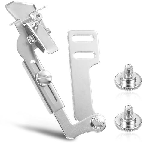 EUIOOVM Nähmaschine Presser Haushaltsnähmaschinen Druckfuß Edelstahl Saumfuß Verstellbarer Nähfuß Industrie Gehfuß Nähmaschine Rollsaumß für Hilfsnähmaschinen Haushaltskantenführung Curling-Gerät