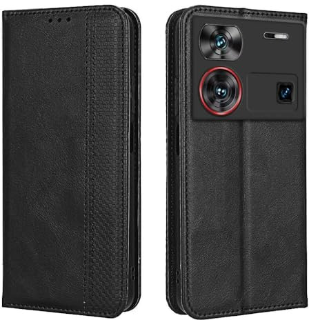 EASSGU Coque pour Nubia Z60 Ultra/Leading Version/Photographer Edition - Le Noir