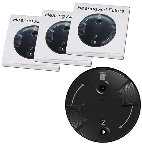 Wax Guards for Phonak Hearing Aid Accessories and Unitron RIC RITE Hearing Aid, Hearing Aid Filters (3 Packs/ 24 Pcs)