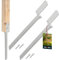 KOTARBAU® 2er Set Einschlaghülse Schaukel Bodenhülse L-Form 50 cm aus feuerverzinkt Stahl Pfostenträger zum Einschlagen Erdanker Bodenanker für Holzpfosten Einschlagbodenhülse Bodenanker für Schaukel