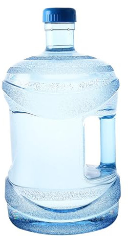 Wasserspender-Flasche, 7,5 l, Wasserkrug mit Griff, robuster Wasserbehälter mit Schraubverschluss, lebensmittelechter PC, versiegelter transparenter Wassertank für Zuhause, Wohnheim, Tee, Outdoor-Wass